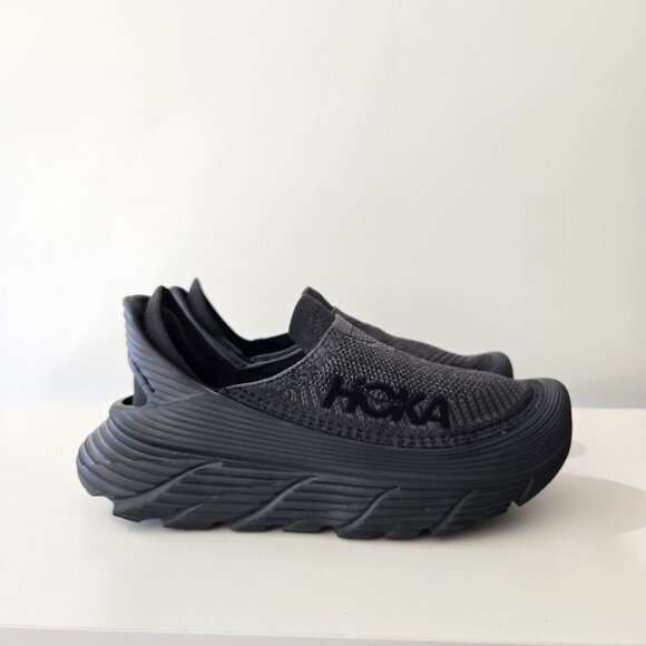 Hoka Shoes - Hoka Restore TC Shoes - Unisex Size W9 (Black)
